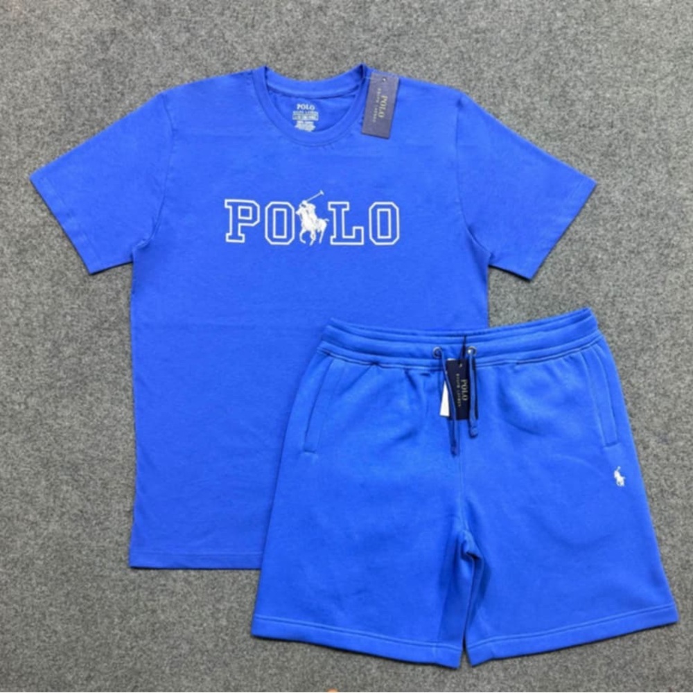 Polo by Ralph Lauren Blue T-Shirt and Shorts Set